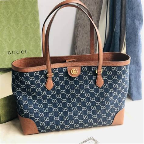 gucci medium ophidia tote bag|Gucci medium tote black denim.